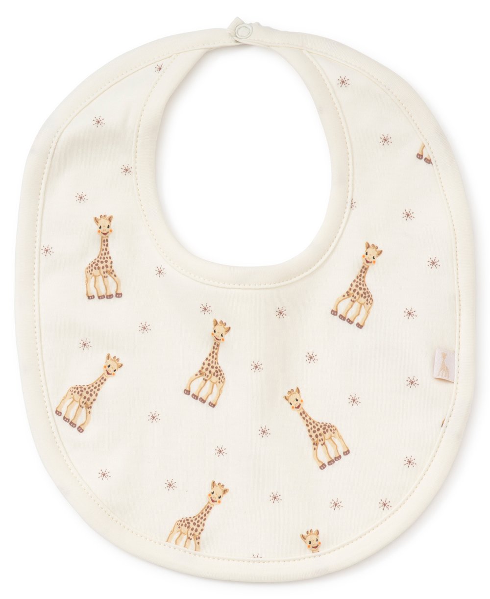 Kissy Kissy Sophie La Girafe Ecru Bib