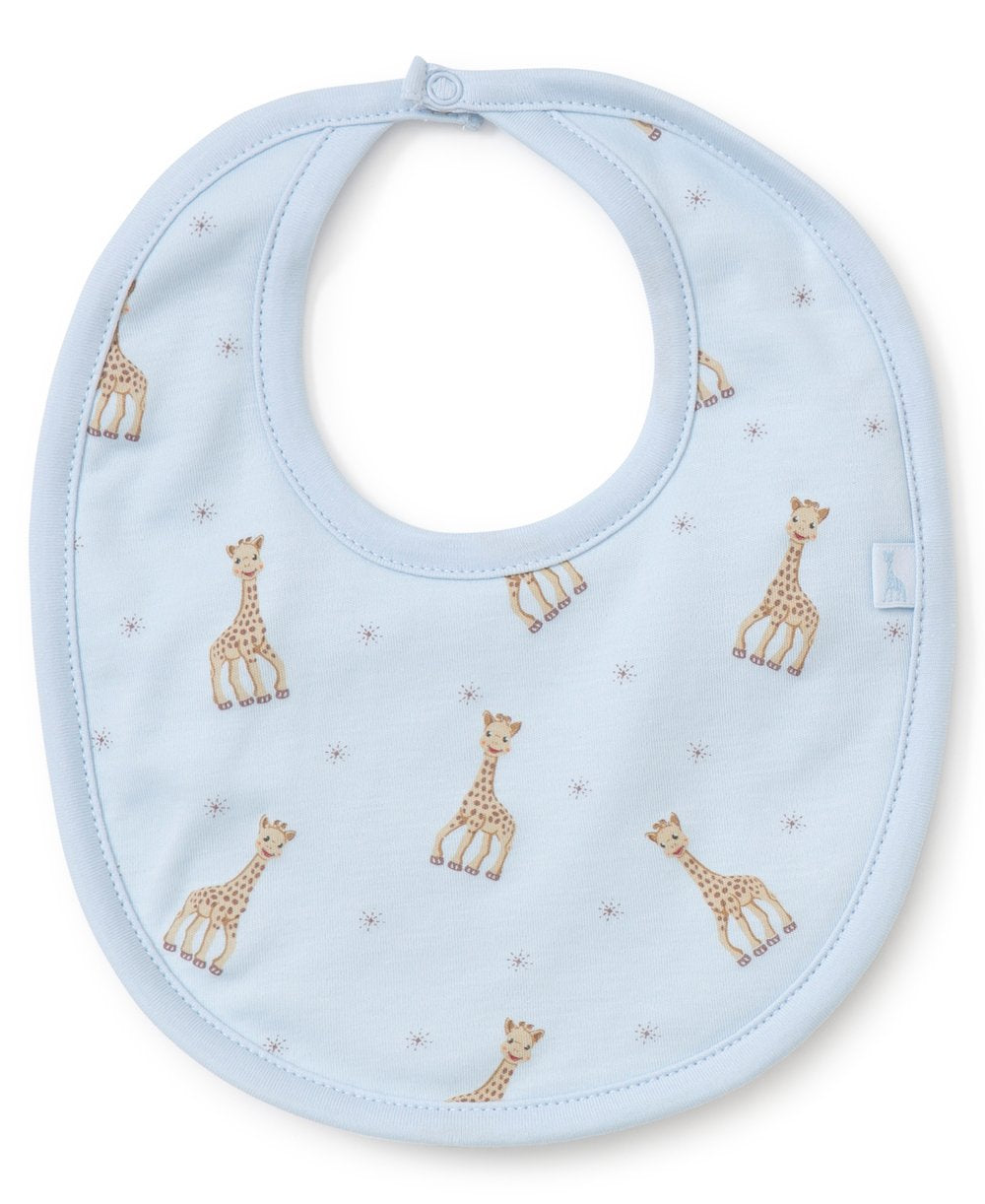 Kissy Kissy Sophie La Girafe Blue Bib