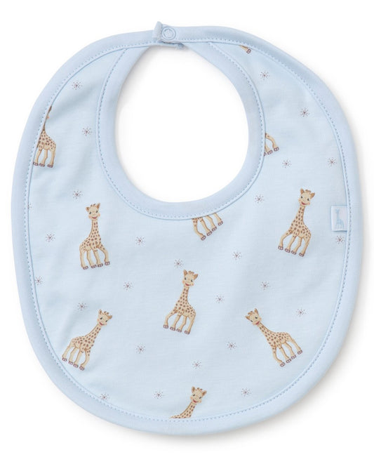 Kissy Kissy Sophie La Girafe Blue Bib