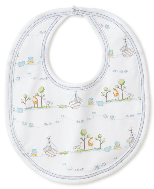 Kissy Kissy F1635313P Noah's Print Blue Bib