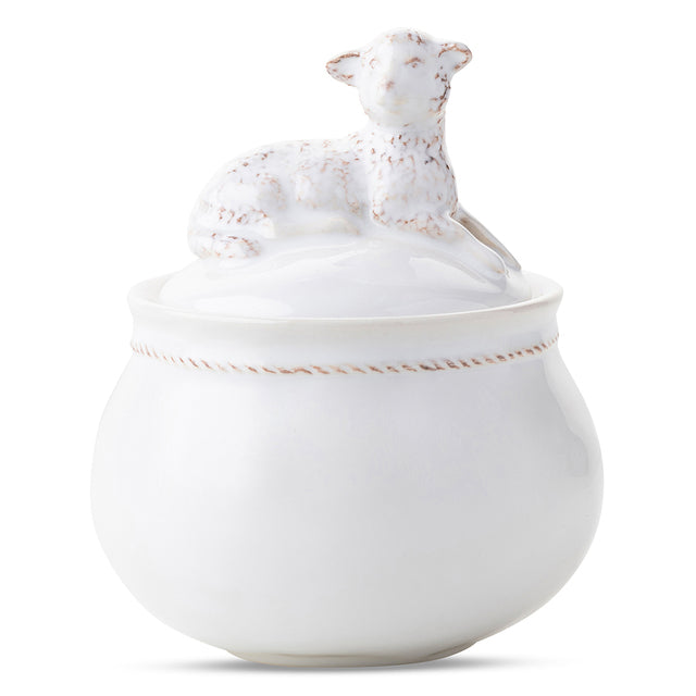 Juliska FS05/10 Henri Lidded Jar Whitewash - Lamb