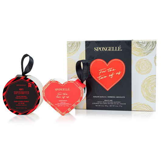 Spongellé AST-GSVDAY-FOR2 Love Always Gift Set- Sugar Dahlia/Verbena Absolute