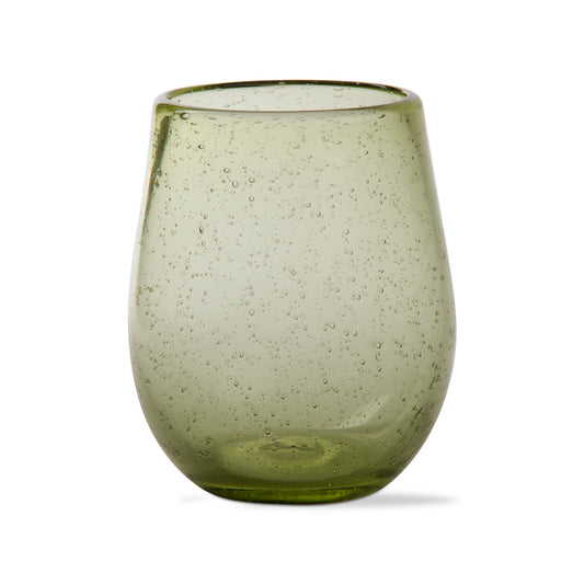 TAG G09029 Bubble Glass Stemless Wine Foliage