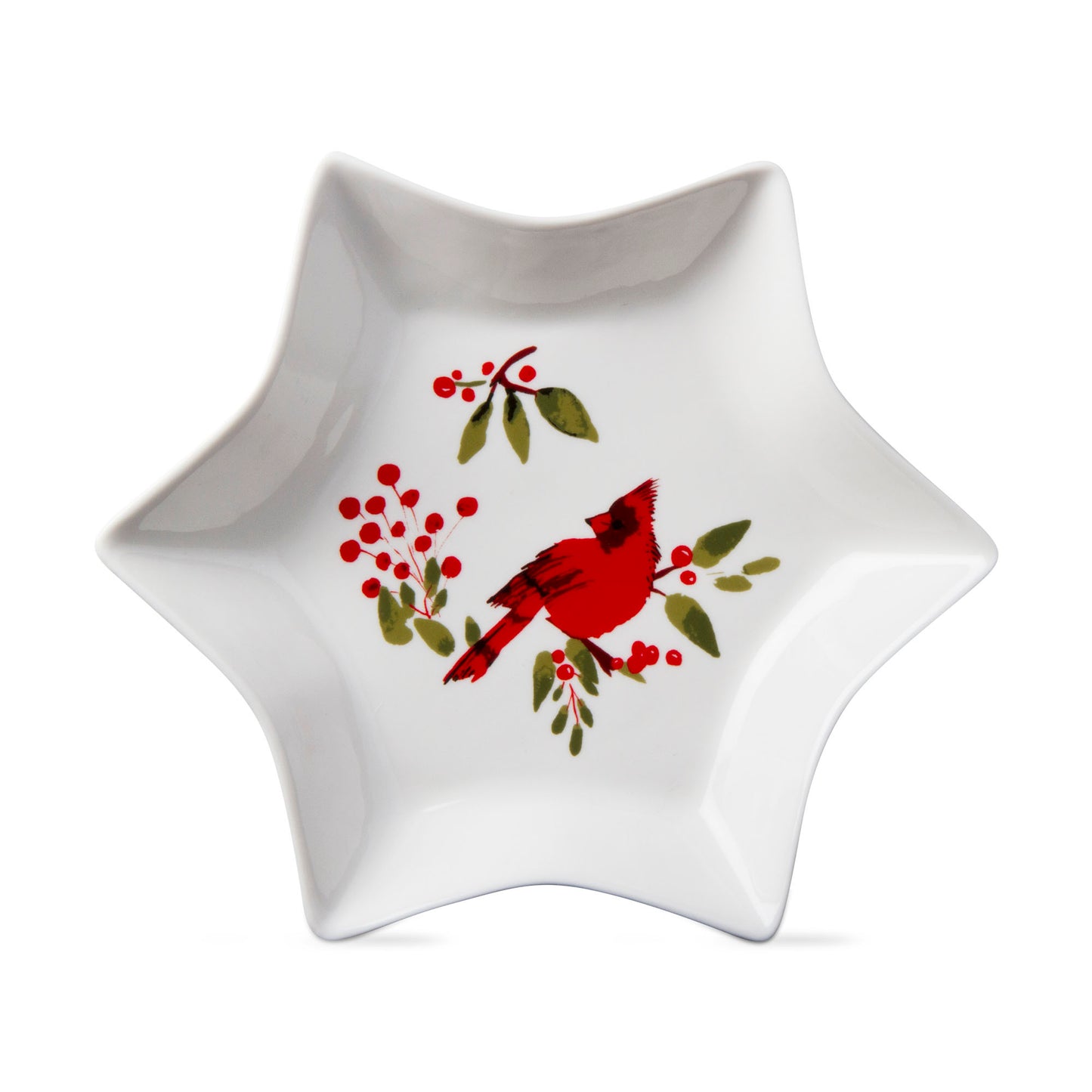 TAG G10170 Cardinal & Berries Star Dish