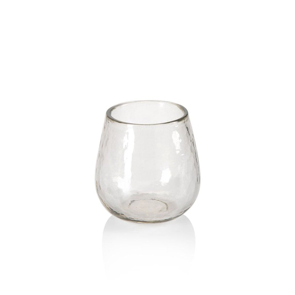 Zodax IN-5215 Hammered Stemless All Purpose Glass