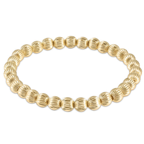 enewton BEXDIGG6 Extends - Dignity Gold 6mm Bead Bracelet