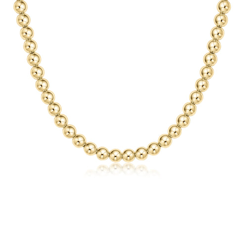 enewton N15CLG6 15" Choker Classic Gold 6mm Bead