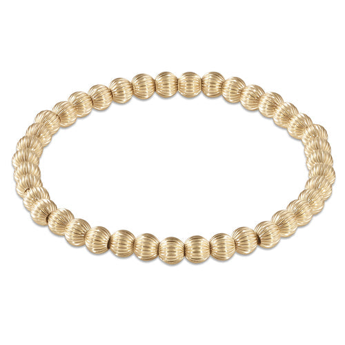enewton BEXDIGG5 Extends - Dignity Gold 5mm Bead Bracelet