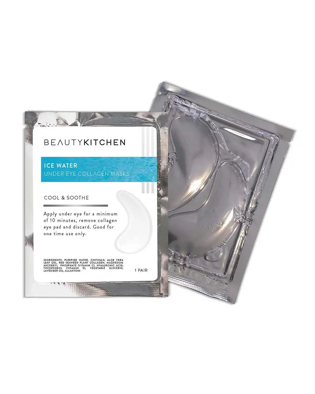 Beauty Kitchen Ice Water Collagen Under Eye Gel Masks