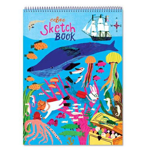 eeboo SKISE In the Sea Sketchbook
