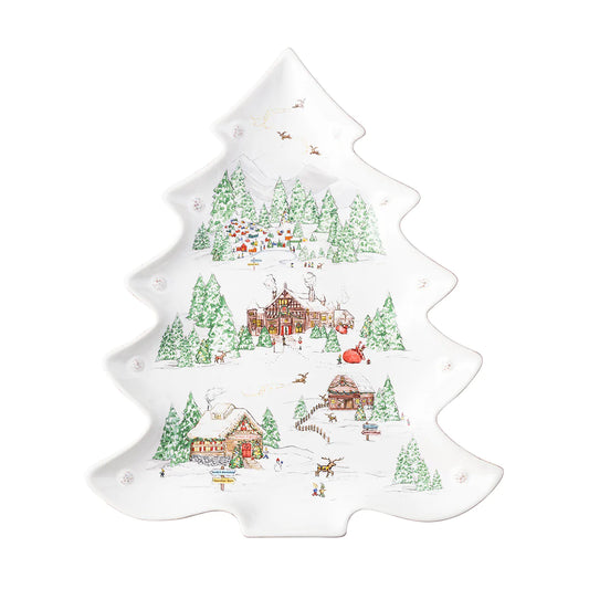 Juliska JN83/88 Berry & Thread North Pole Tree Platter