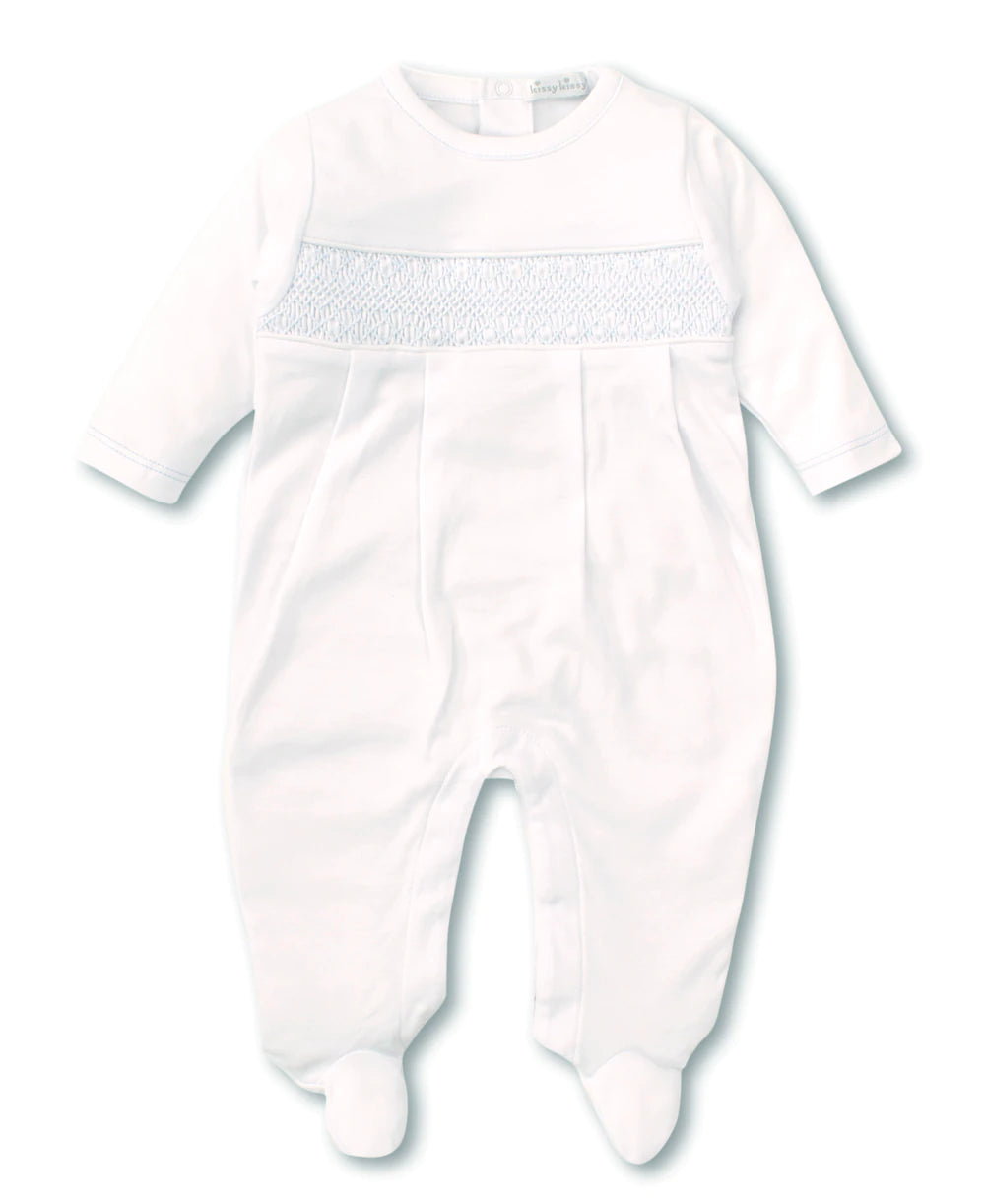 Kissy Kissy KBQ04497N CLBCHARM Footie W/ Hand Smocking