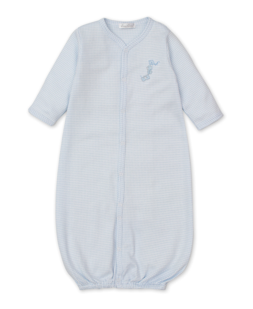 Kissy Kissy KBW08602N Beary Nice Kites Blue Convertible Gown