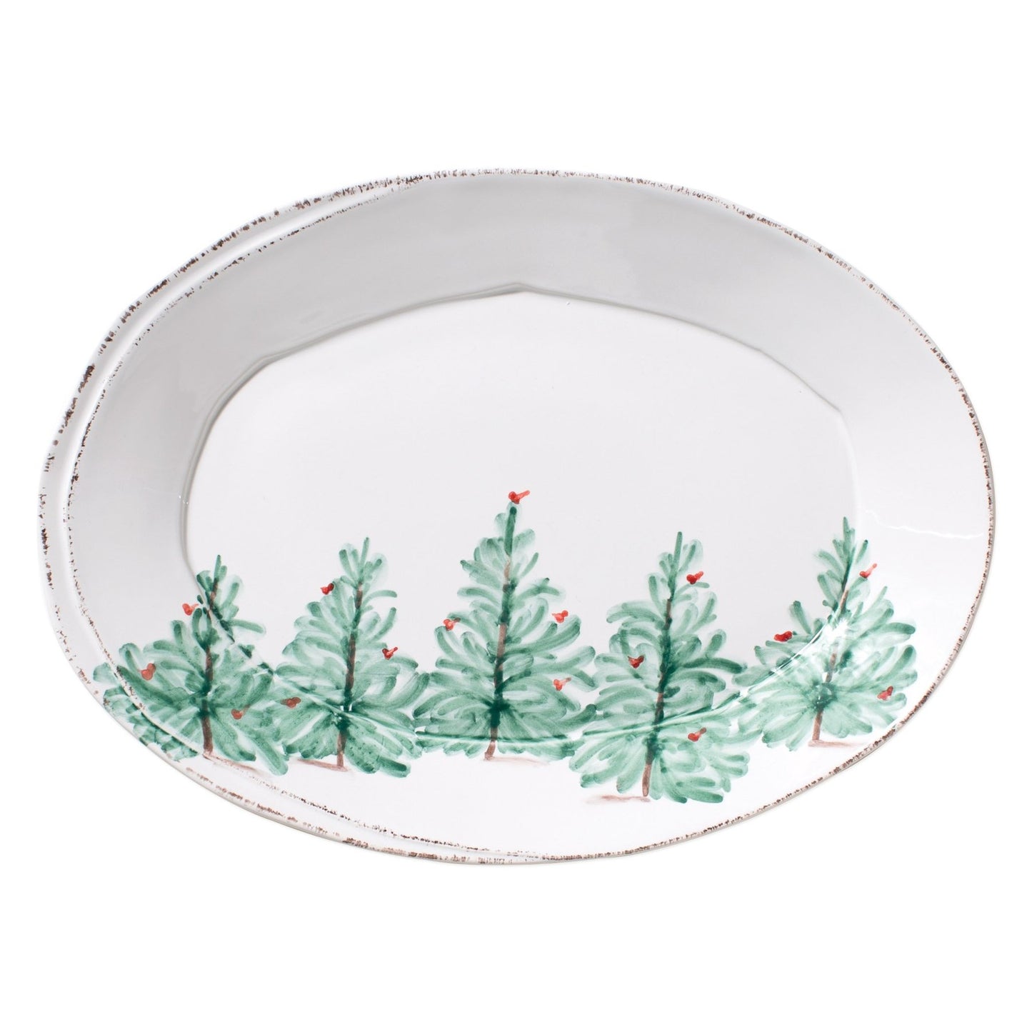 Vietri LAH-2625 Lastra Holiday Small Oval Platter