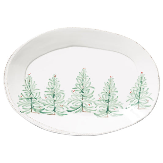 Vietri LAH-2626 Lastra Holiday Oval Platter