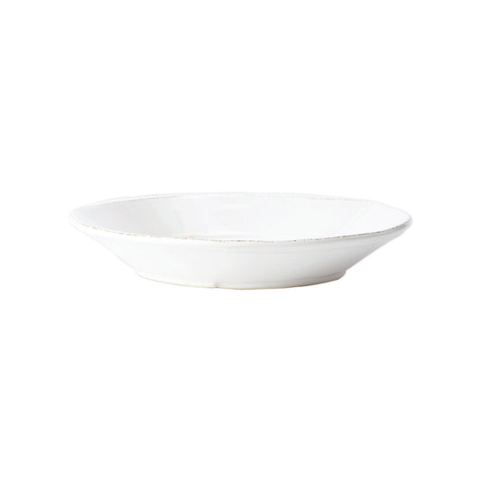 Vietri MLAS-W23026 Melamine Lastra White Large Shallow Serving Bowl