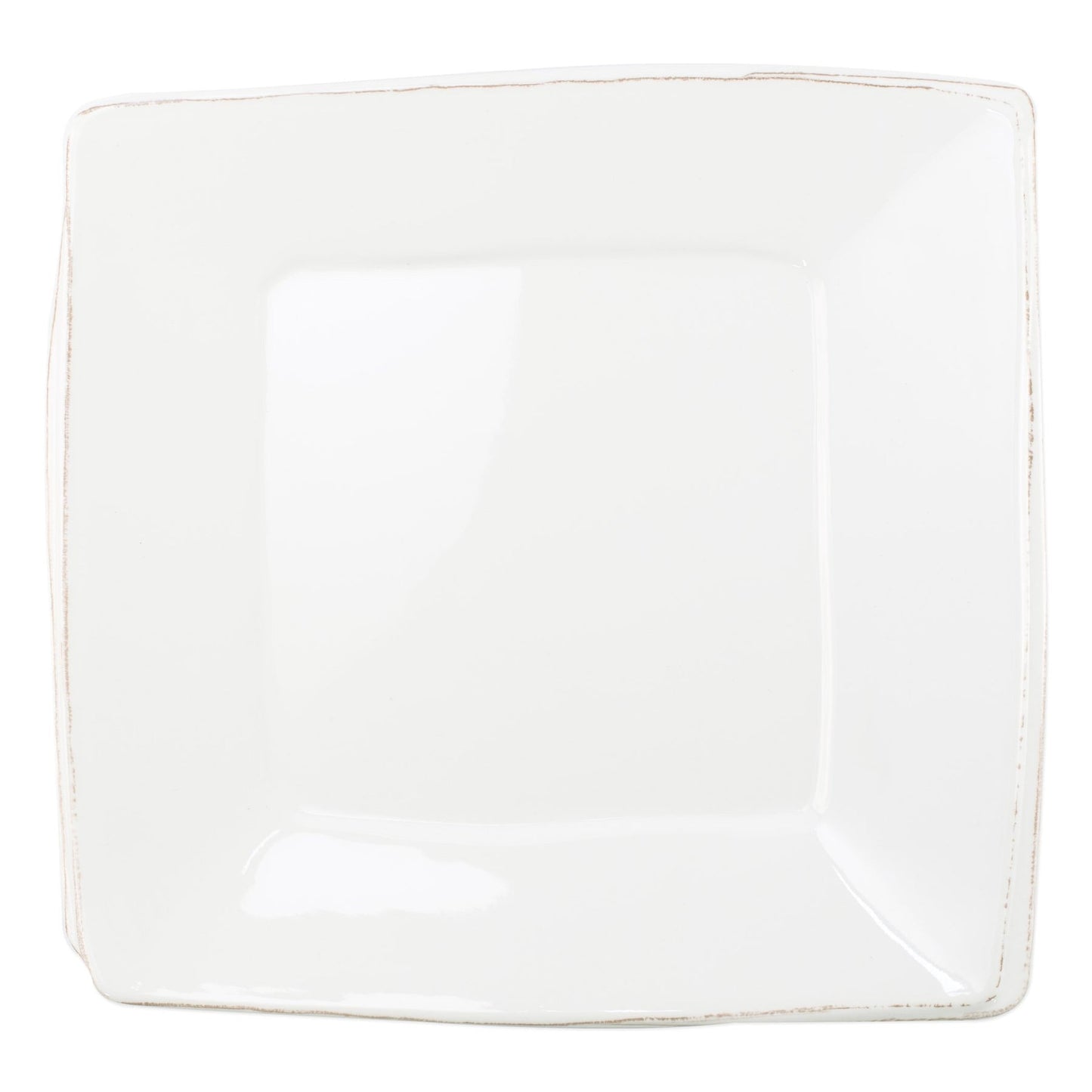 Vietri MLAS-W23028 Melamine Lastra White Square Platter