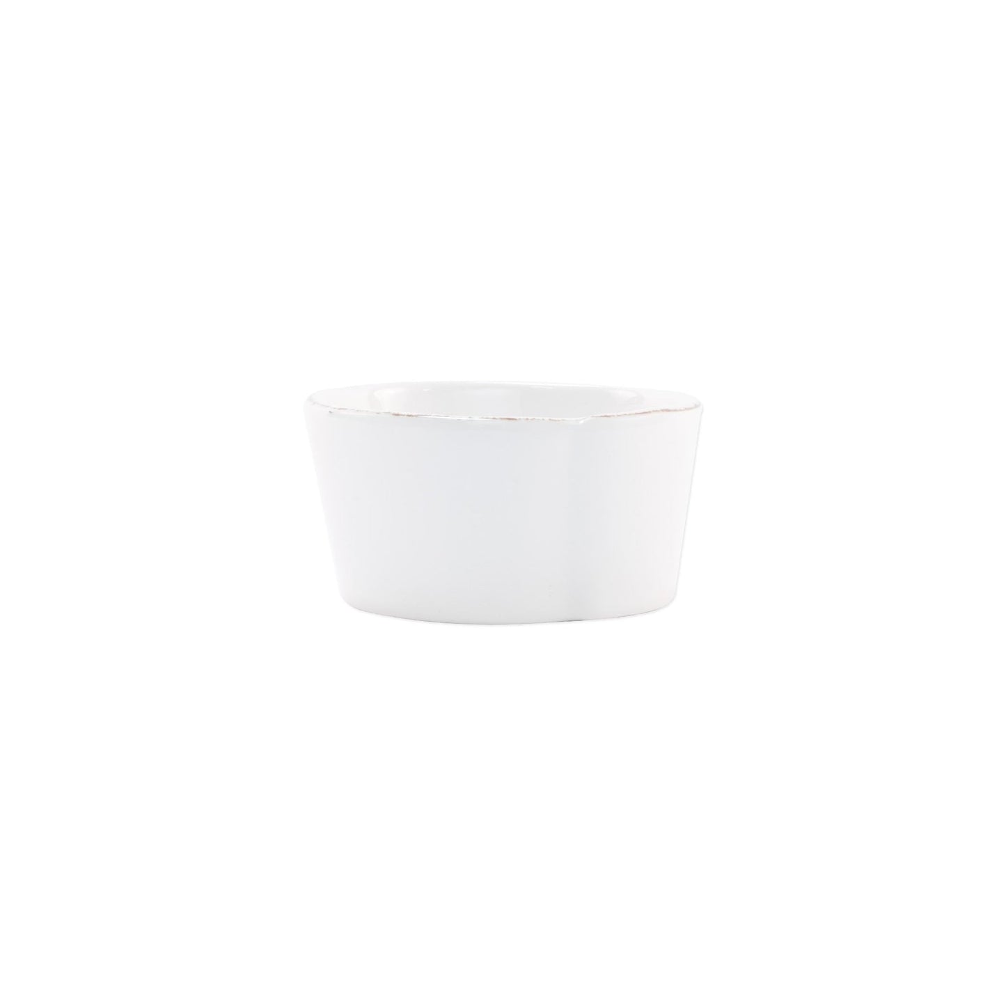 Vietri MLAS-W2370 Melamine Lastra White Condiment Bowl