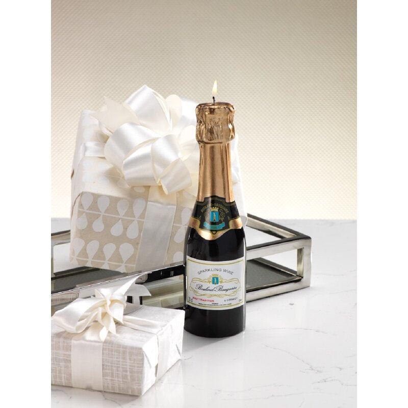 Zodax NCX-1186 Mini Champagne Bottle Candle