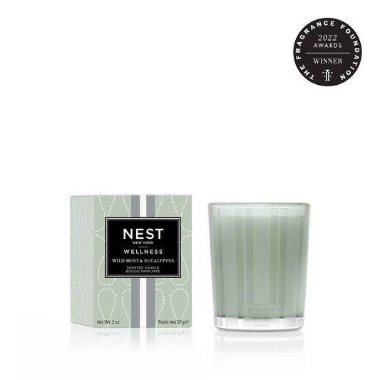 Nest NEST02ECS Wild Mint & Eucalyptus Votive Candle