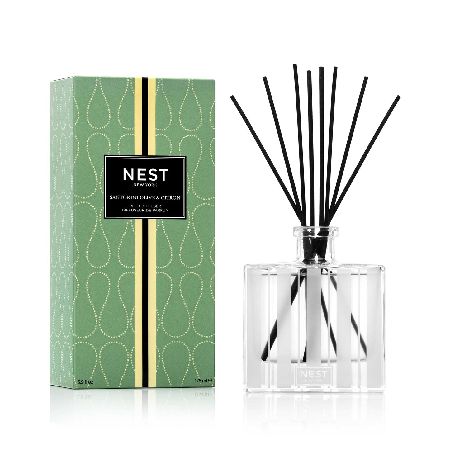 Nest NEST08SOC Santorini Olive & Citron Reed Diffuser