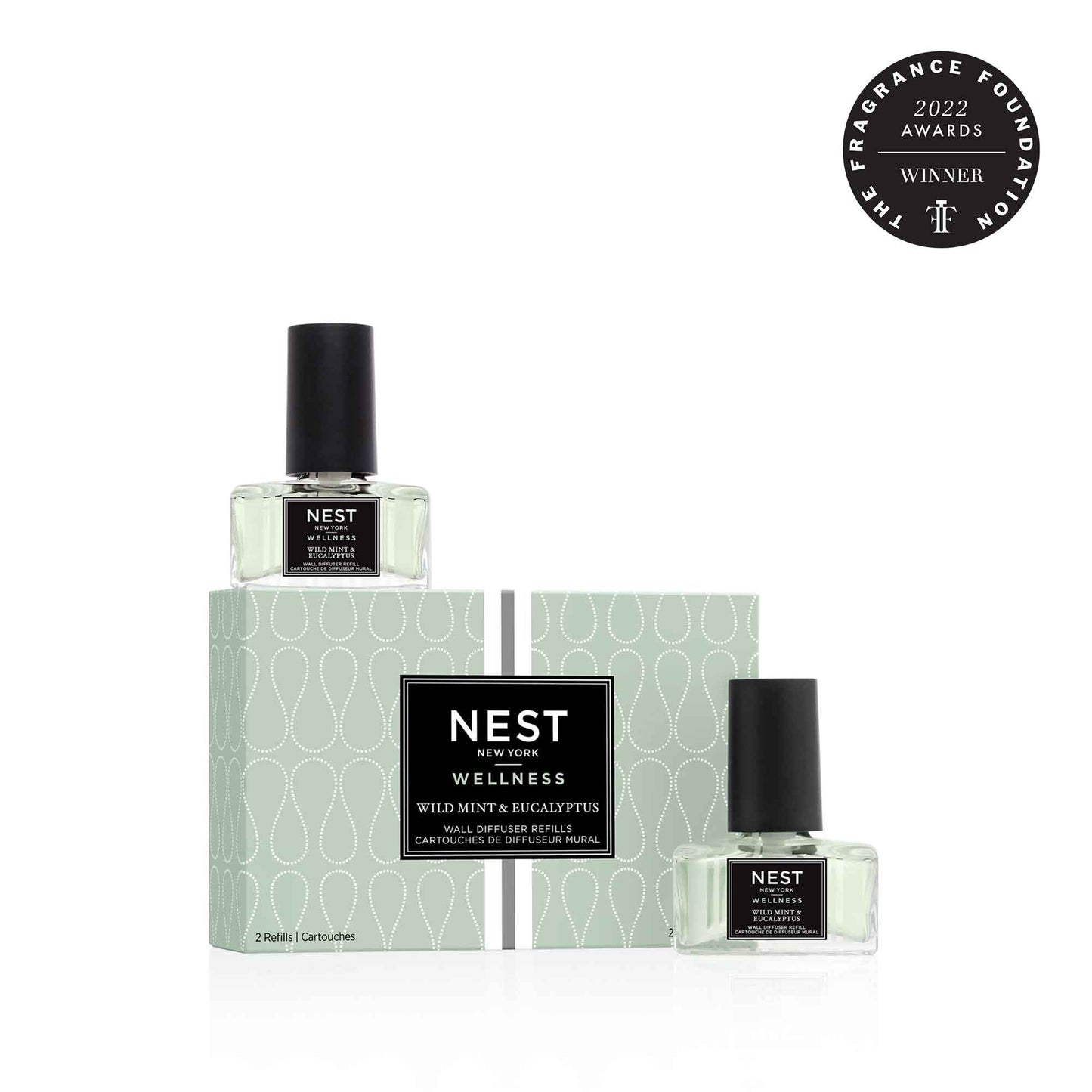 Nest NEST204ECS Wild Mint & Eucalyptus Wall Diffuser Refills