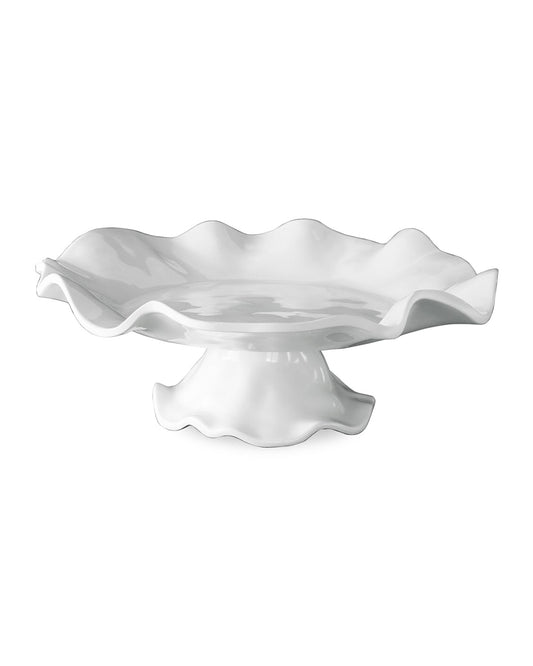 Beatriz Ball 2481 VIDA Havana Pedestal Cake Plate White