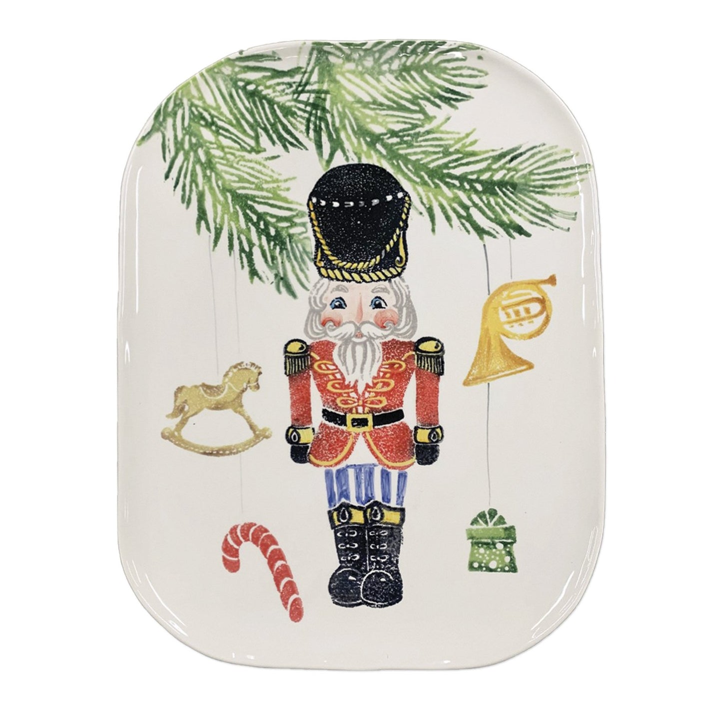 Vietri NTC-9727 Nutcrackers Medium Rectangular Platter