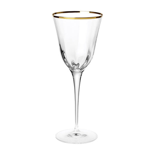 Vietri OPG-8810 Optical Gold Water Glass
