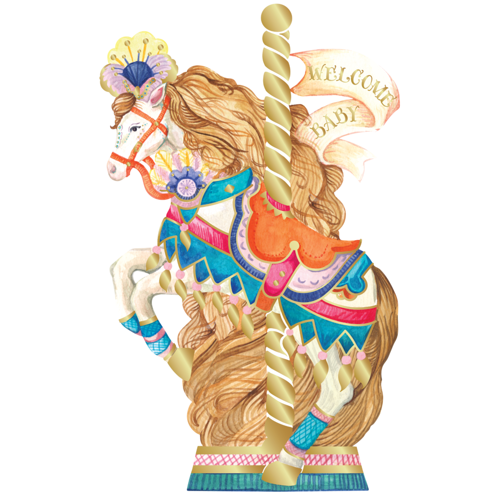 Hester & Cook PF695 Welcome Baby Flat Card