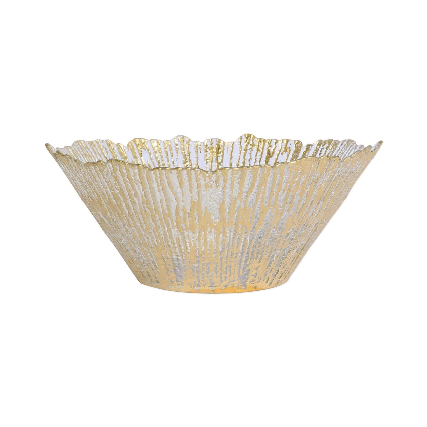 Vietri RUF-5238 Rufolo Large Gold Deep Bowl