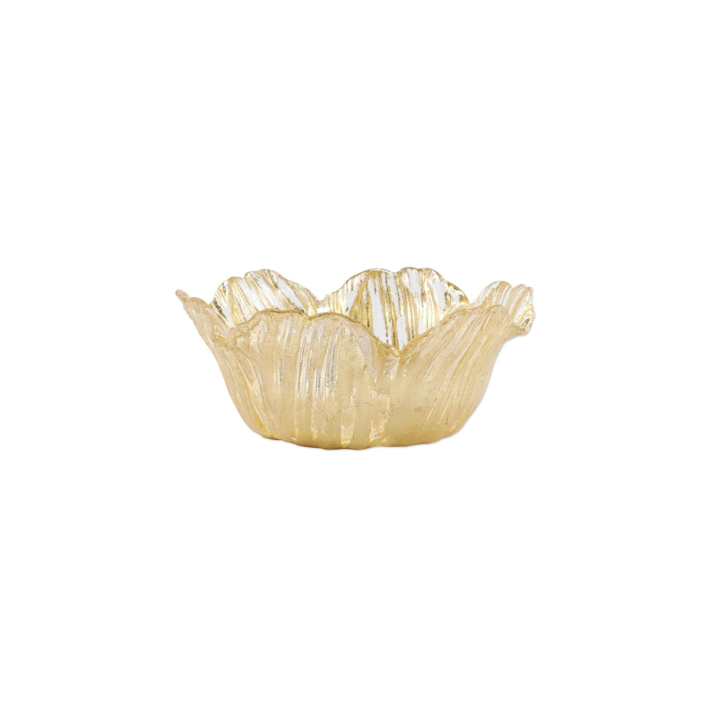 Vietri RUF-5271 Gold Flower Small Bowl