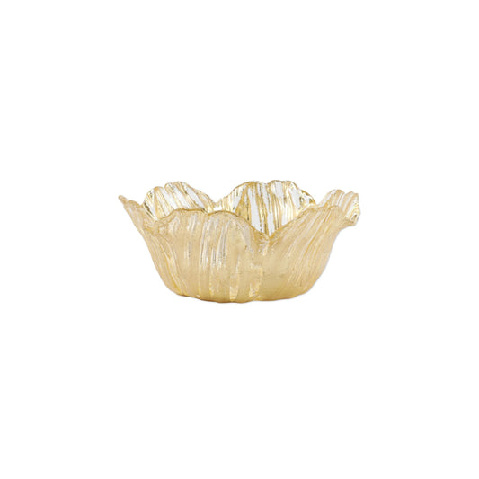 Vietri RUF-5271 Gold Flower Small Bowl