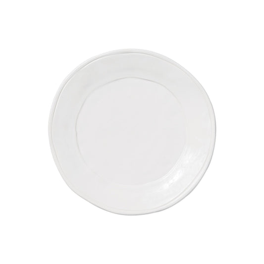 Vietri VFRS-2601W Fresh White Salad Plate