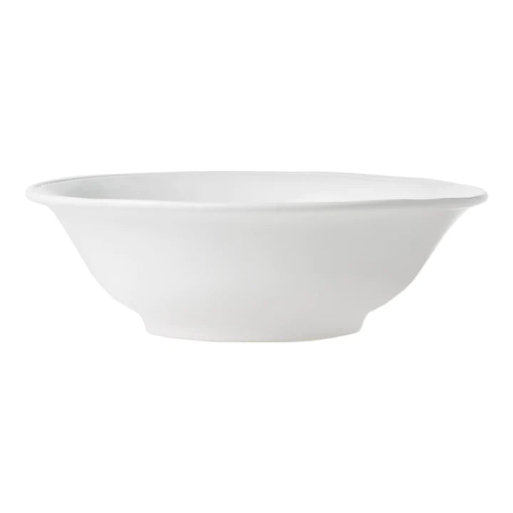 Vietri VFRS-2631W Fresh Stoneware White Medium Serving Bowl