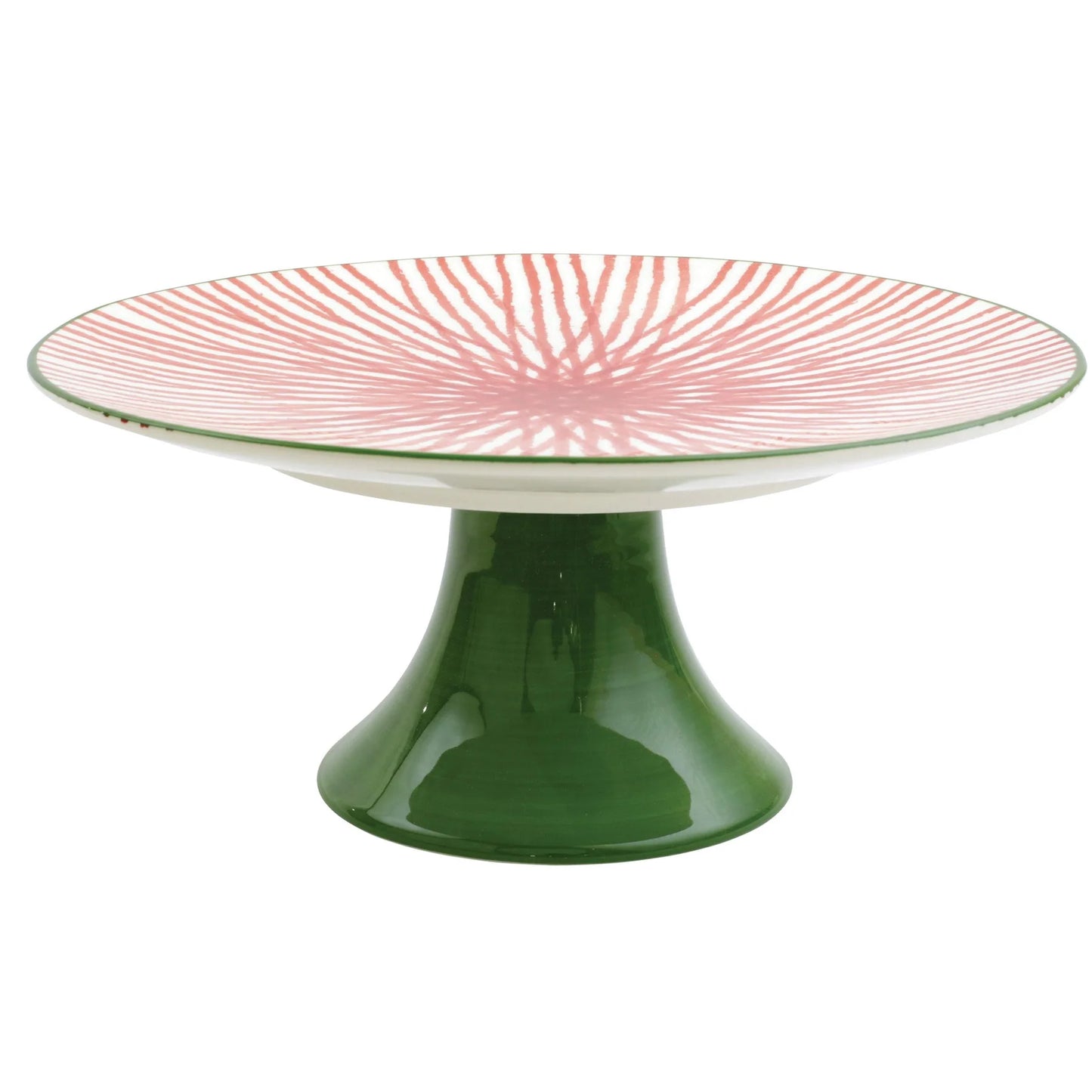 Vietri VMIL-003072-GB Mistletoe Cake Stand