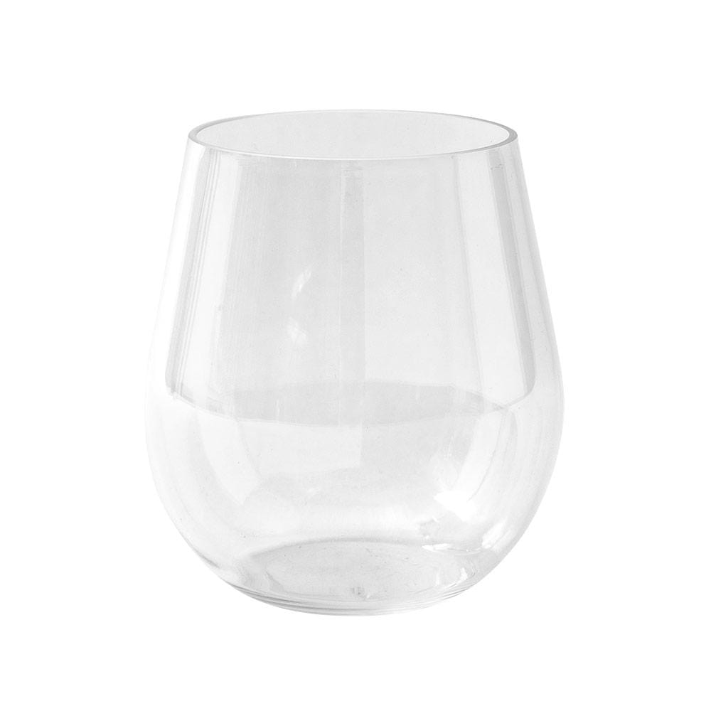 Caspari ACR015 Acrylic 18.5oz Tumbler Glass in Crystal Clear - 1 Each