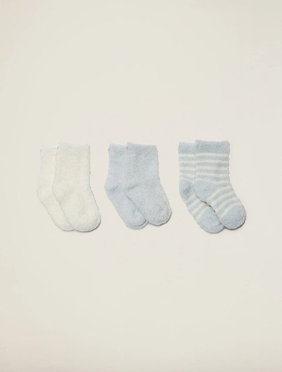 Barefoot Dreams B475 CCL Infant Socks 3-pack