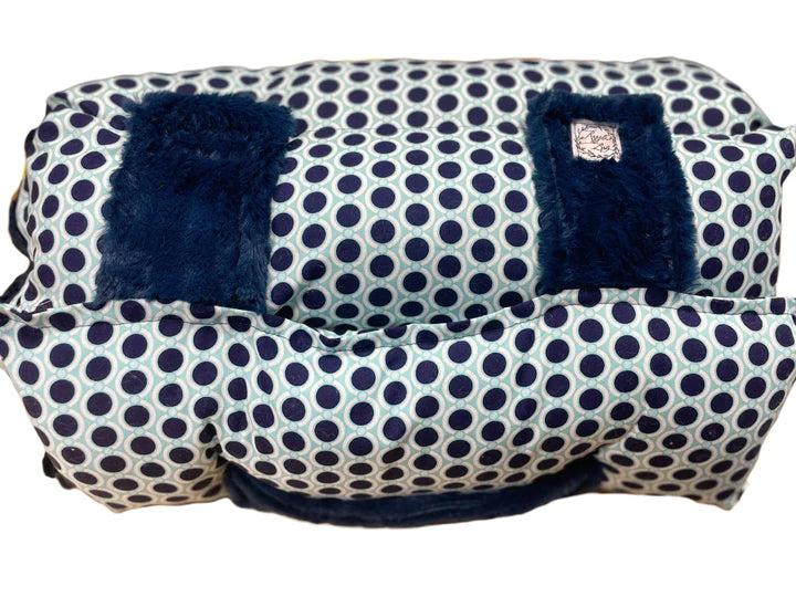 Razzle Baby Navy Circle Print Nap Mat