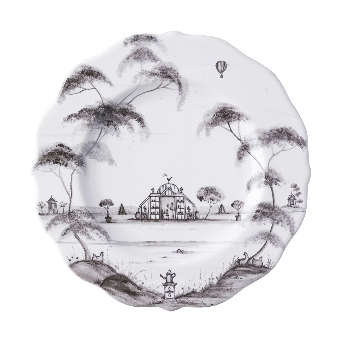 Juliska CE02/94 Country Estate Flint Dessert/Salad Plate Conservatory 9"