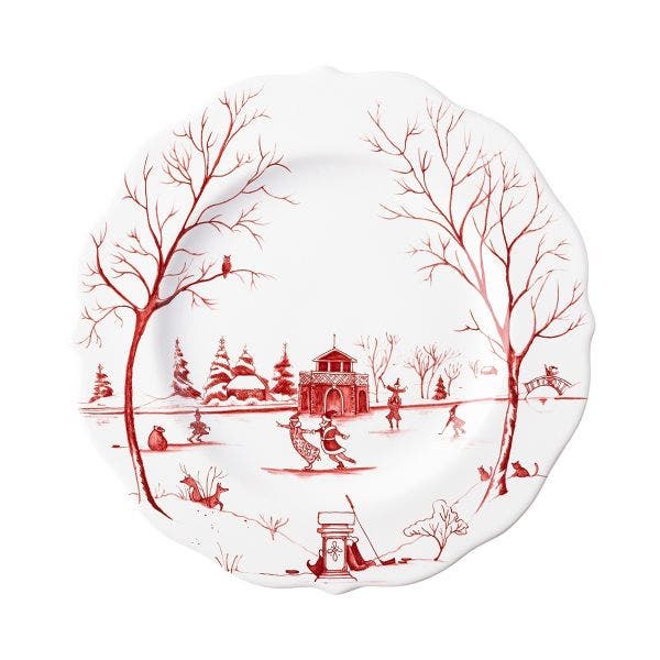 Juliska CE02X/73 Country Estate Winter Frolic Ruby Dessert/Salad Plate
