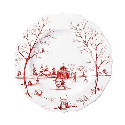 Juliska CE02X/73 Country Estate Winter Frolic Ruby Dessert/Salad Plate