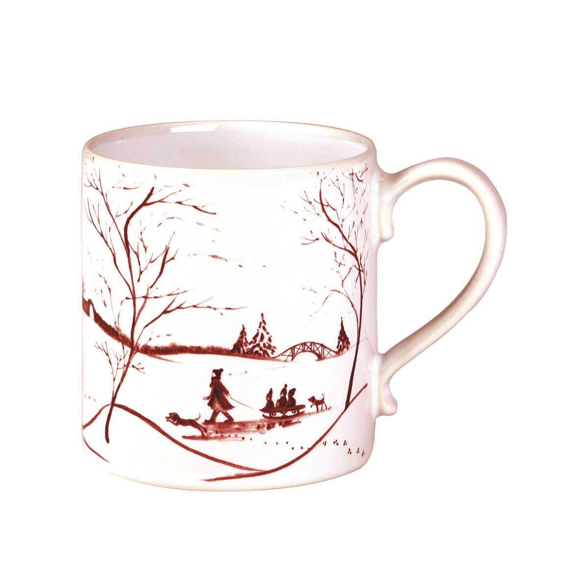 Juliska CE90/73 Country Estate Winter Frolic Ruby Mug 13 oz