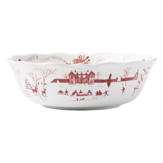 Juliska CE31X/73 Country Estate Winter Frolic Ruby 10" Serving Bowl