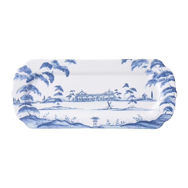 Juliska CE54/44 Country Estate Delft Blue Hostess Tray