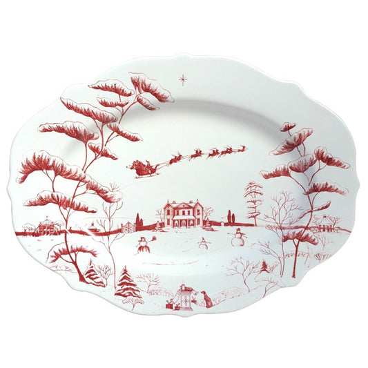 Juliska CE55/73 Country Estate Winter Frolic Ruby Serving Platter