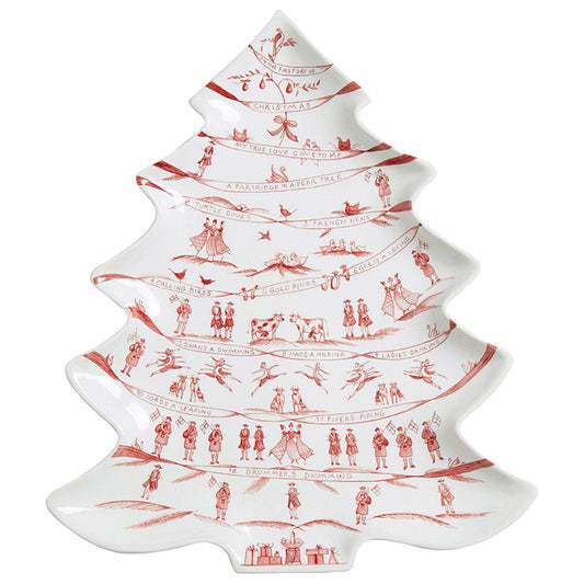 Juliska CE83/73 Country Estate Winter Frolic Ruby Tree Platter