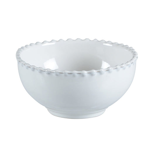 Costa Nova PES131-02202F Pearl White Fruit Bowl 5"