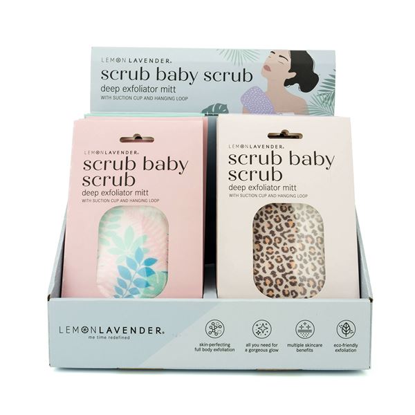 Lemon Lavender LLEXG12 Exfoliator Glove