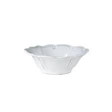Vietri SINC-W1105C Incanto Stone White Baroque Cereal Bowl